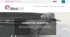 Desktop Screenshot of itwest.co.uk